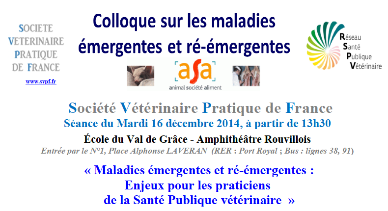 La Société vétérinaire pratique de France se penche sur les maladies émergentes et ré-émergentes